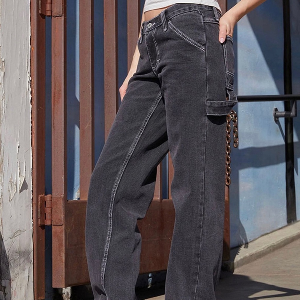 Brandy Melville Black Carpenter Jeans